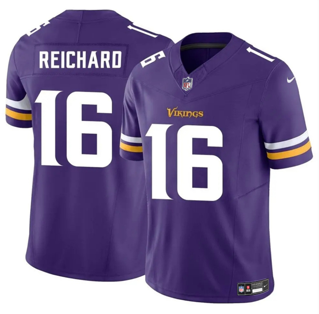 Men's Minnesota Vikings #16 Will Reichard Purple 2024 F.U.S.E. Vapor Untouchable Limited Football Stitched Jersey